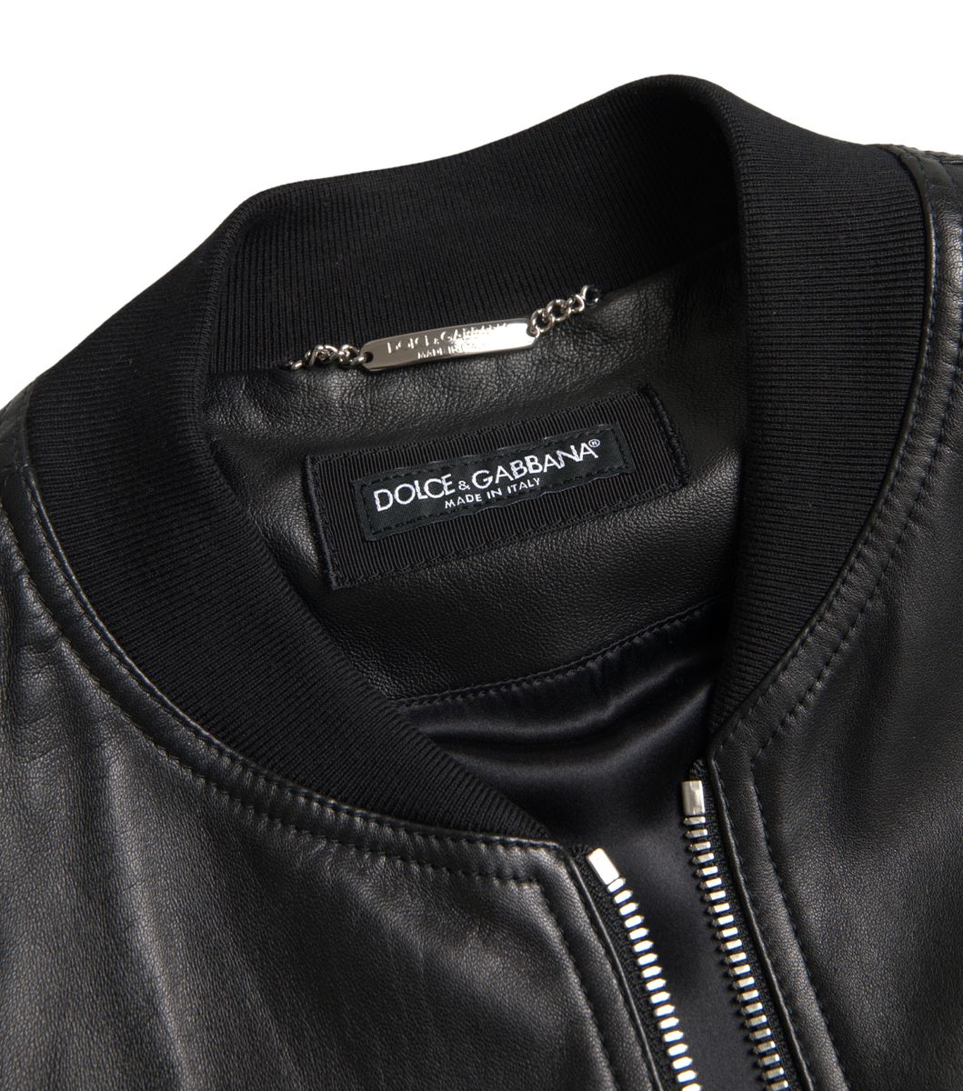 Dolce & Gabbana Lederbomberjacke - Herren