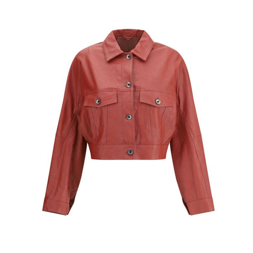 Brunello Cucinelli Lederjacke - Damen