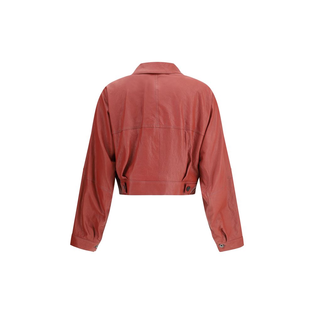 Brunello Cucinelli Lederjacke - Damen