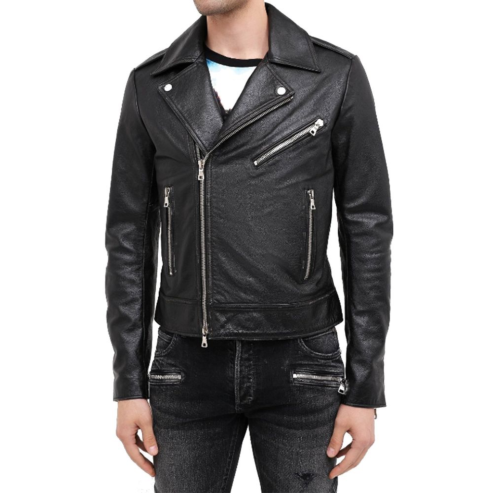 Balmain Lederjacke - Herren