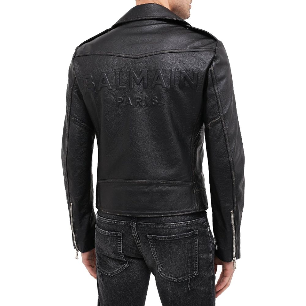 Balmain Lederjacke - Herren