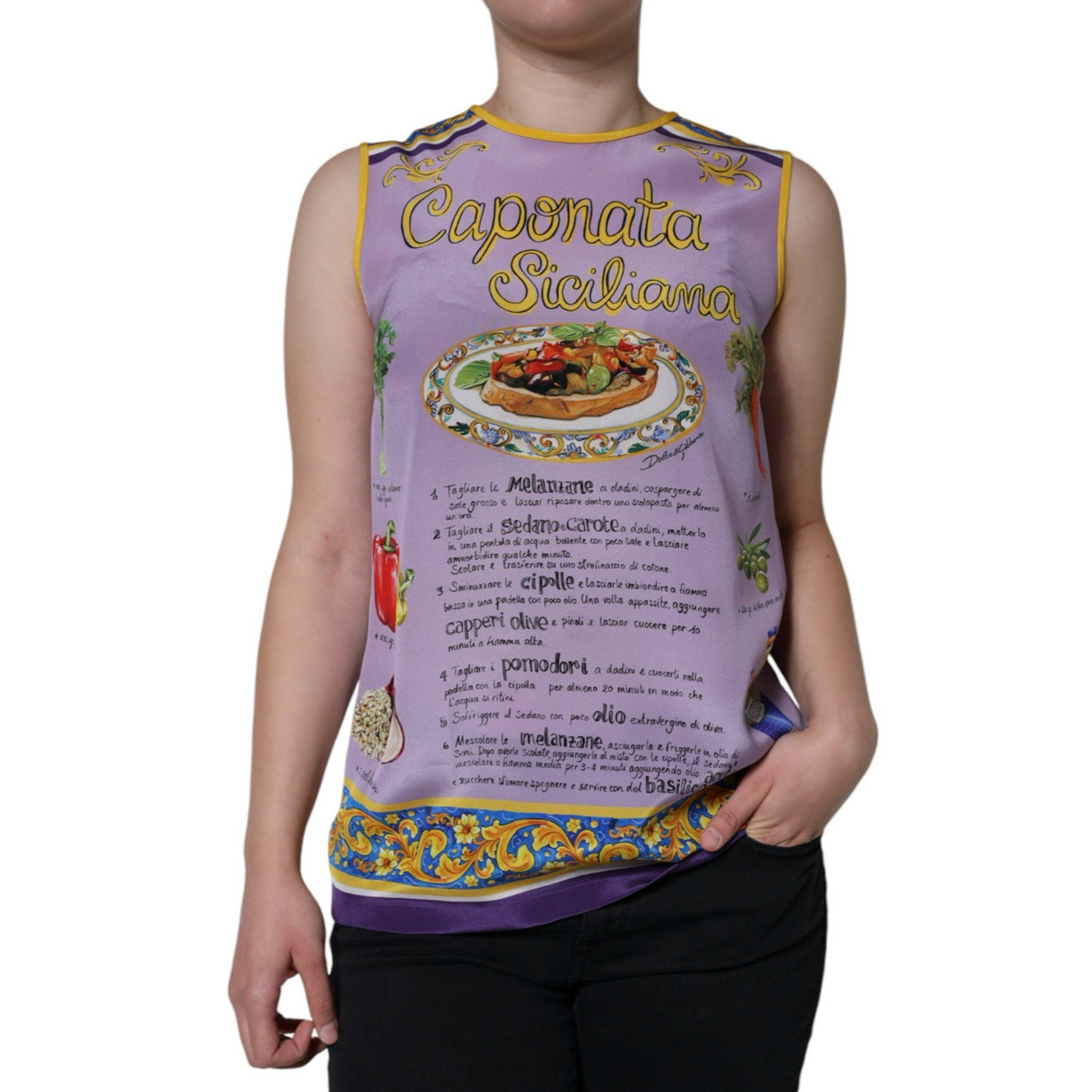 Dolce & Gabbana Seidentop - Damen