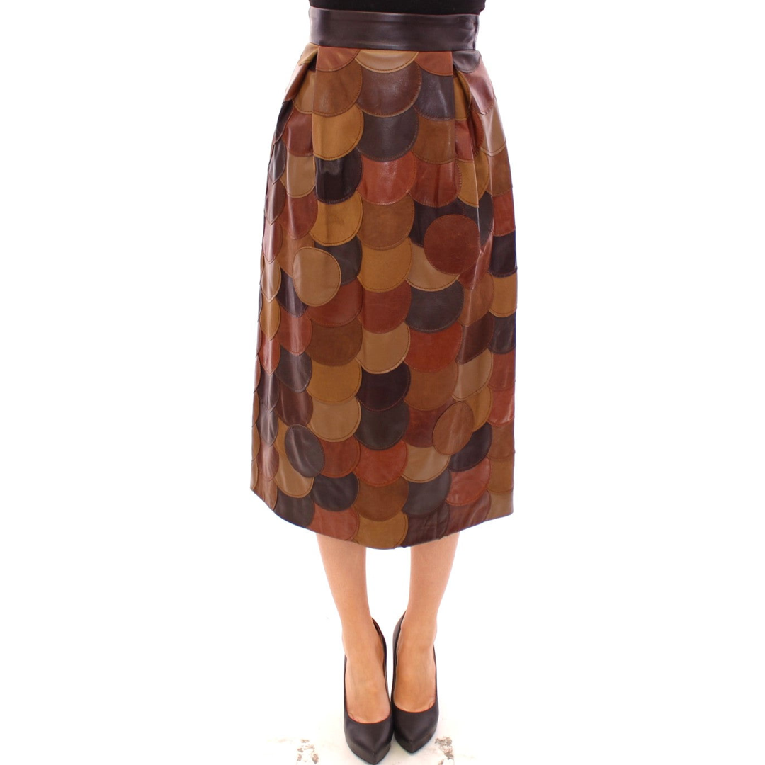 Dolce & Gabbana leather skirt - women