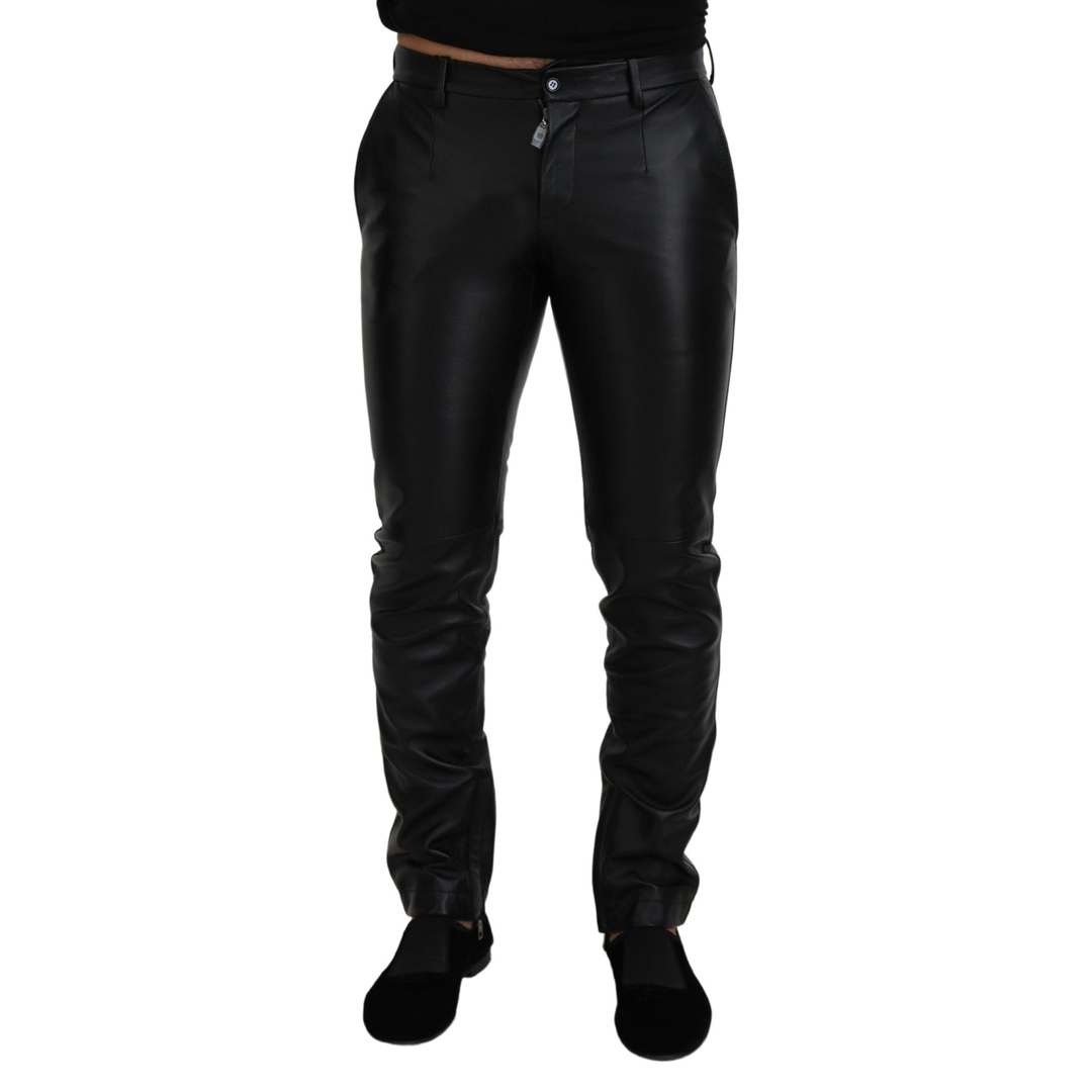 Dolce & Gabbana Leather Pants - Men