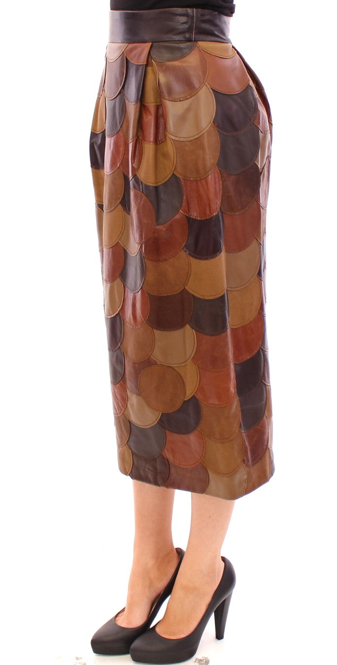 Dolce & Gabbana leather skirt - women