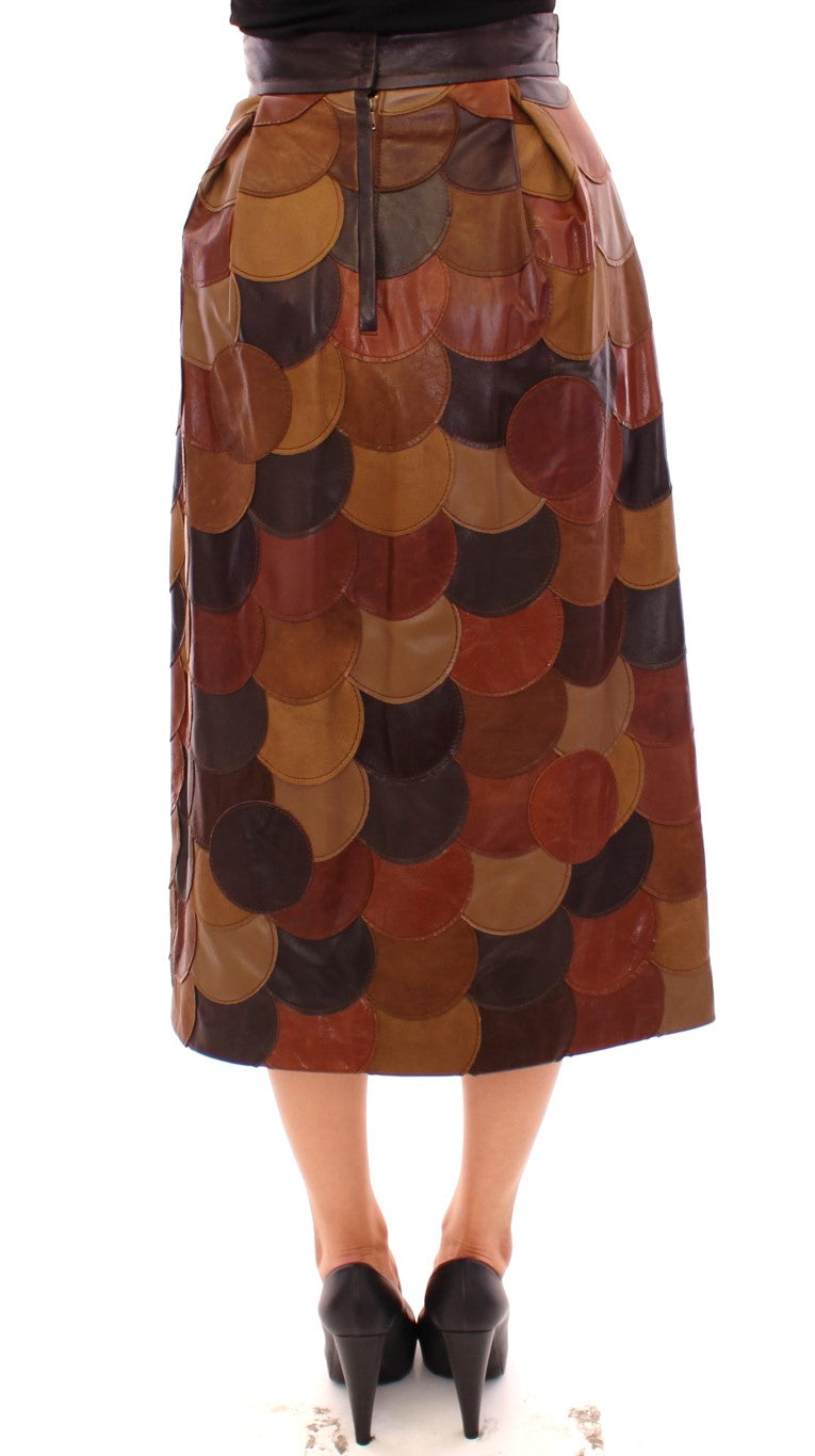 Dolce & Gabbana leather skirt - women