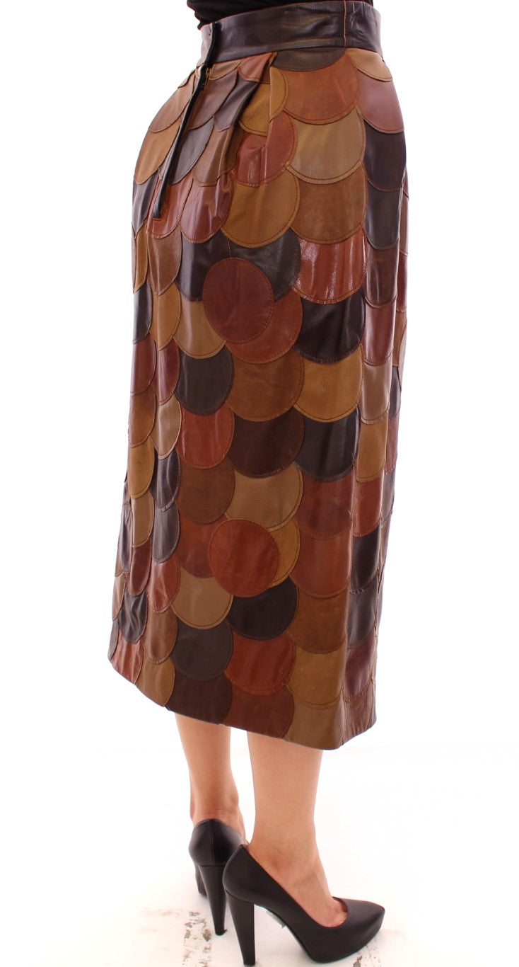Dolce & Gabbana leather skirt - women