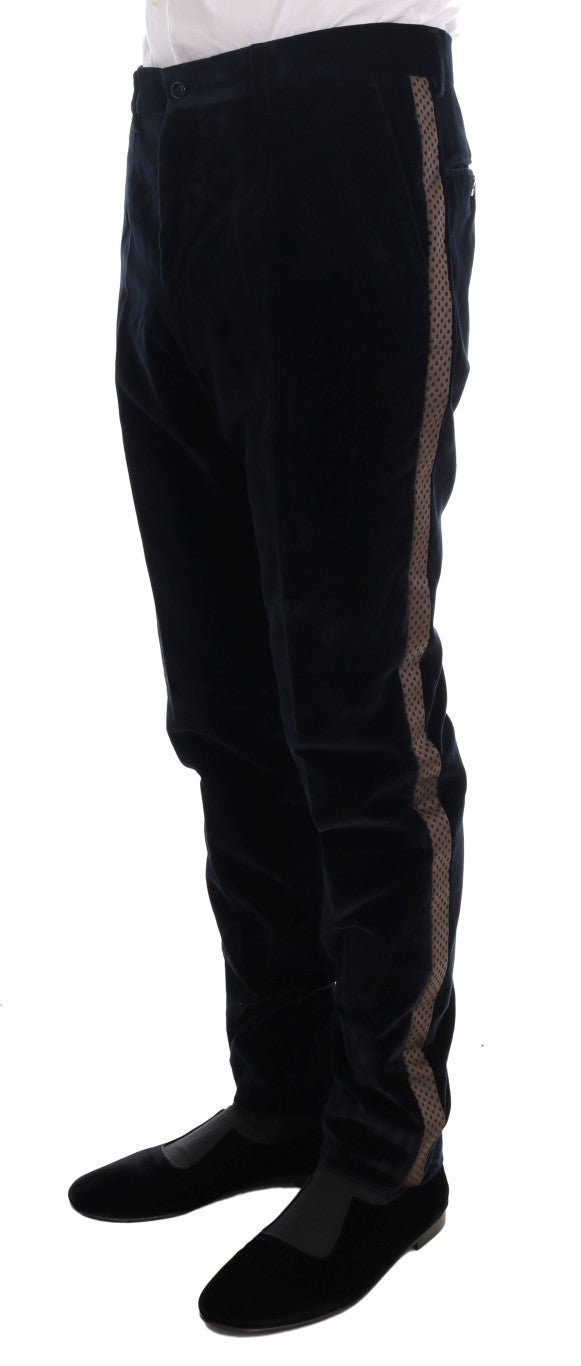 Dolce & Gabbana three-piece velvet suit - Men