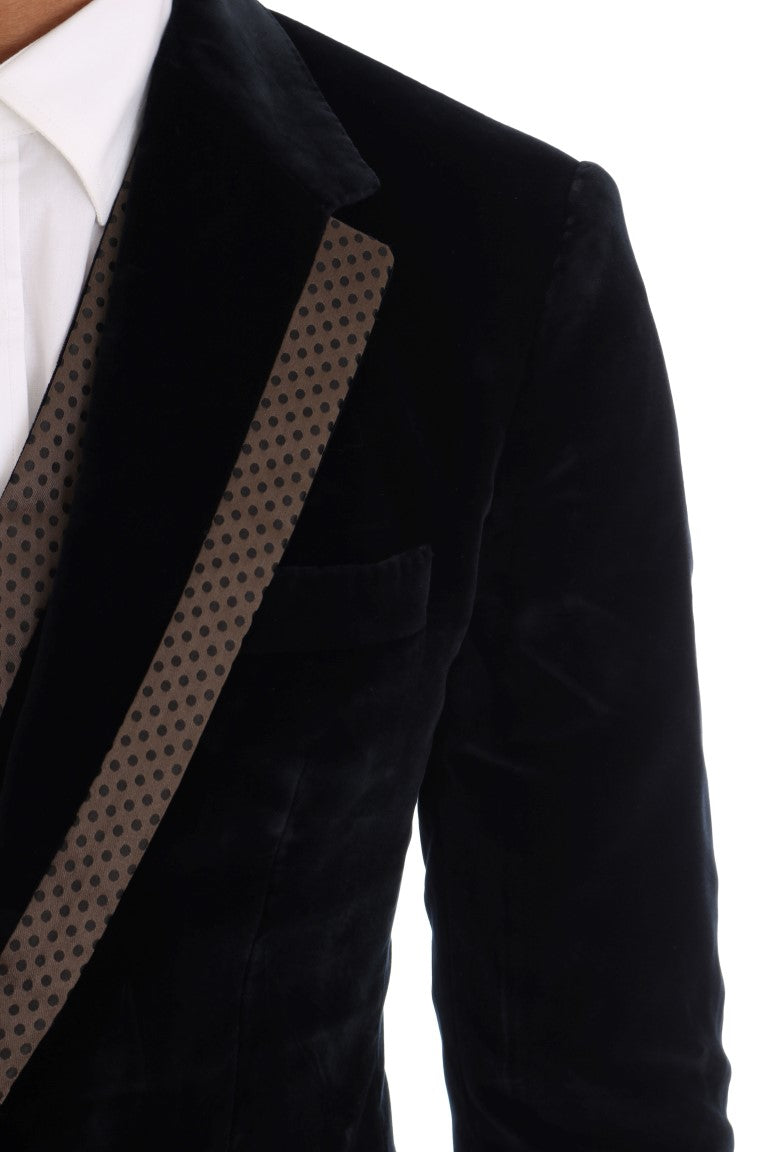 Dolce & Gabbana three-piece velvet suit - Men