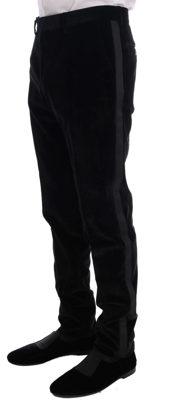 Dolce & Gabbana three-piece velvet suit - Men