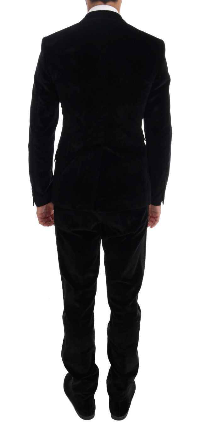 Dolce & Gabbana three-piece velvet suit - Men
