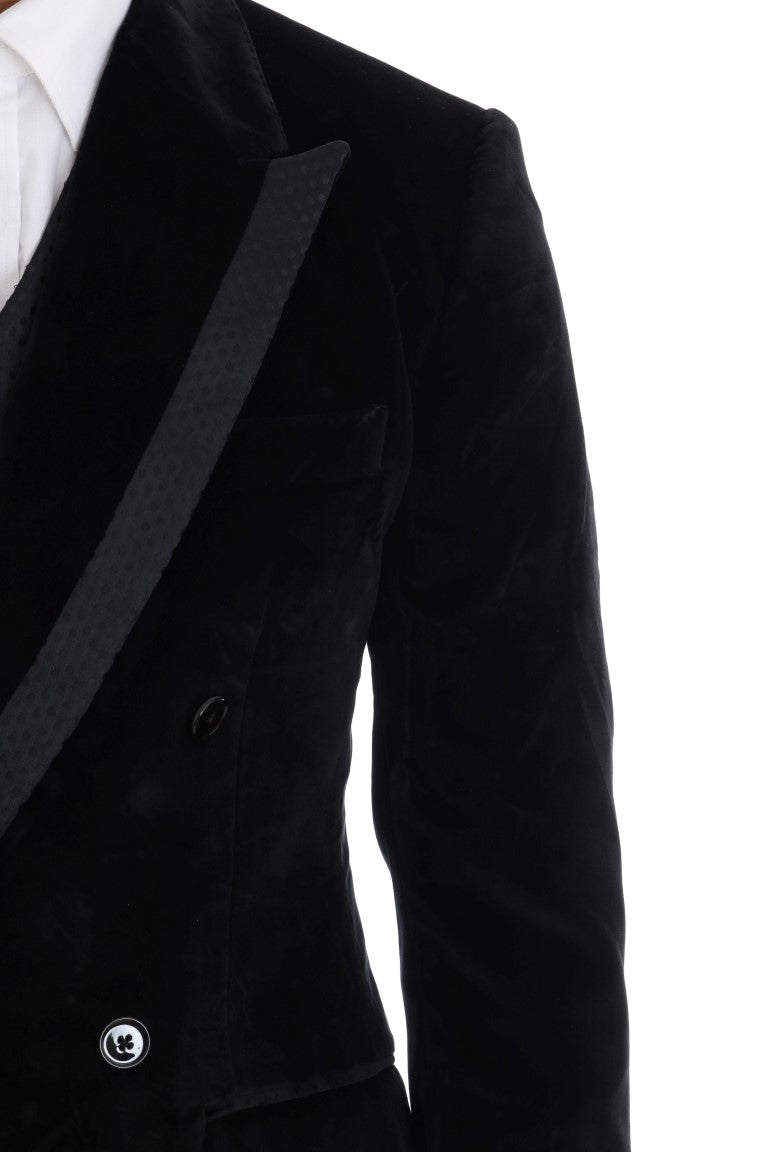 Dolce & Gabbana three-piece velvet suit - Men