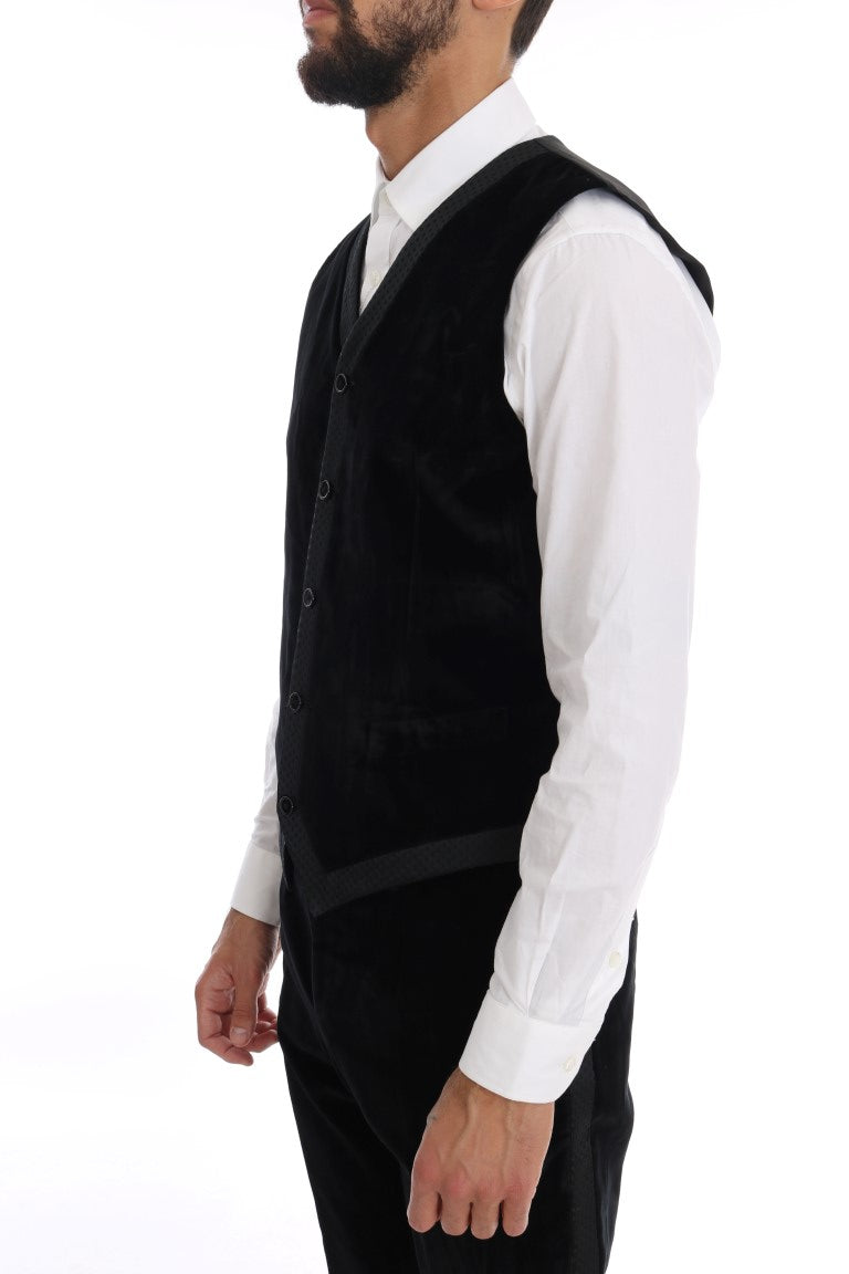 Dolce & Gabbana three-piece velvet suit - Men