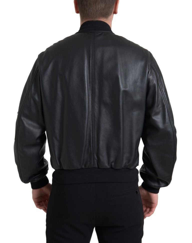 Dolce & Gabbana Lederbomberjacke - Herren