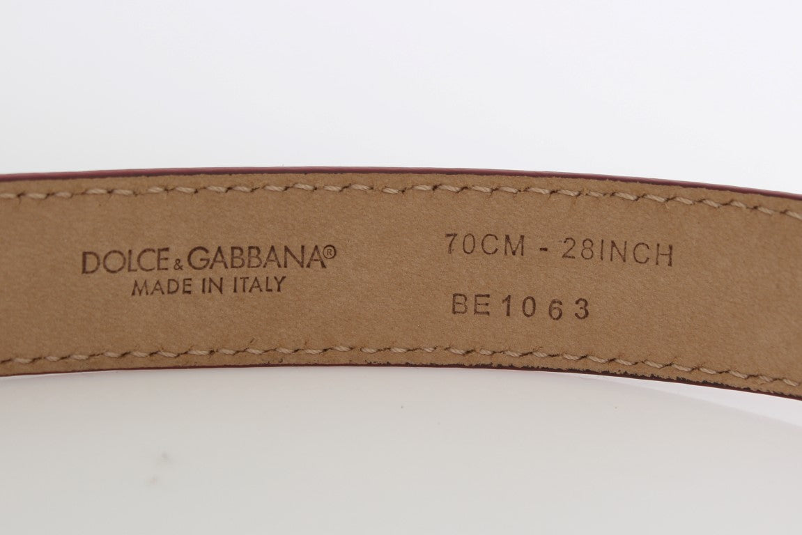 Dolce & Gabbana Schlangenledergürtel - Damen