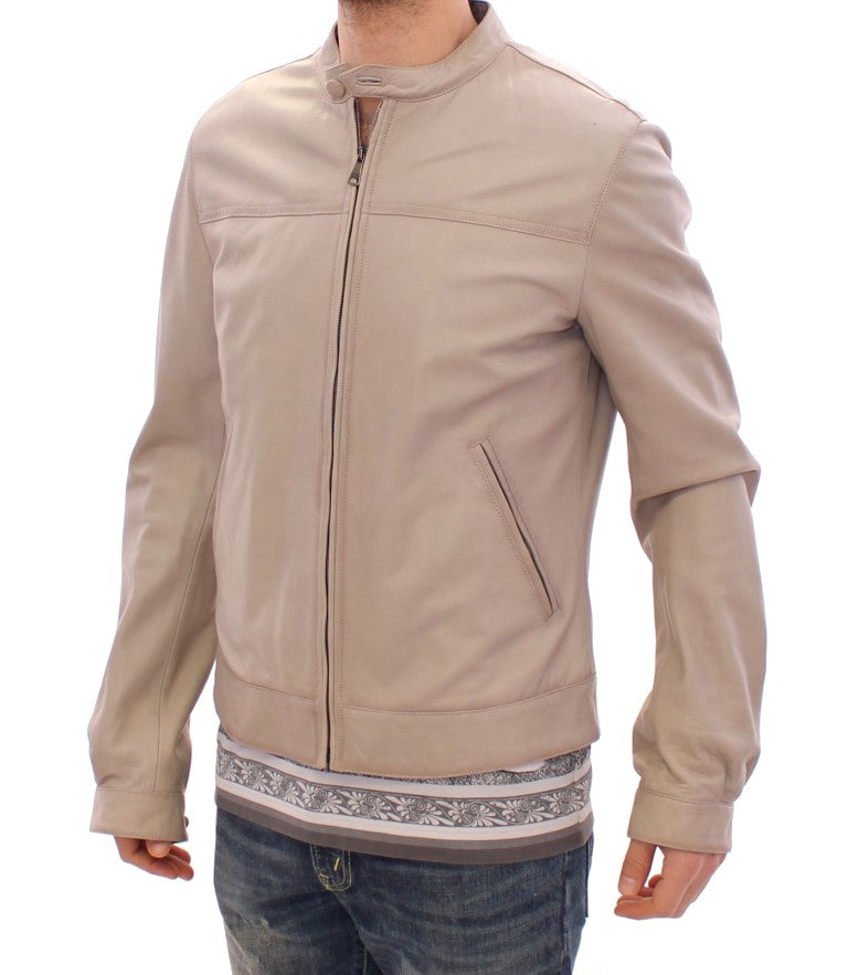 Dolce & Gabbana lamb leather jacket - men