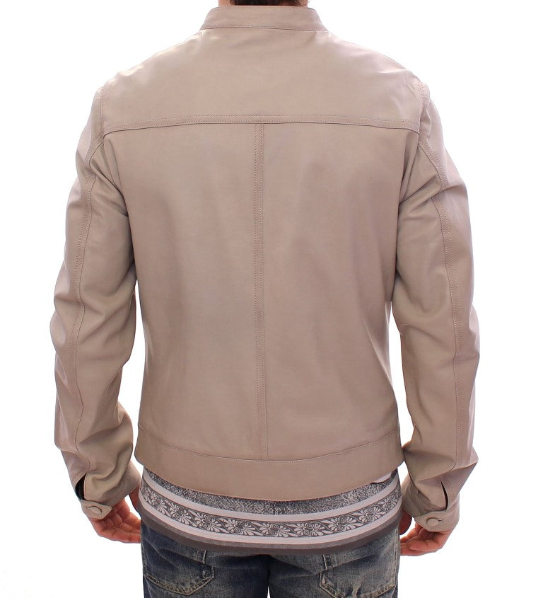 Dolce & Gabbana lamb leather jacket - men