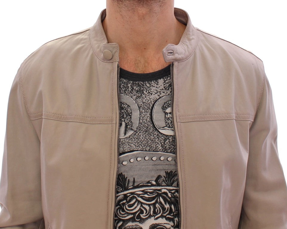 Dolce & Gabbana lamb leather jacket - men