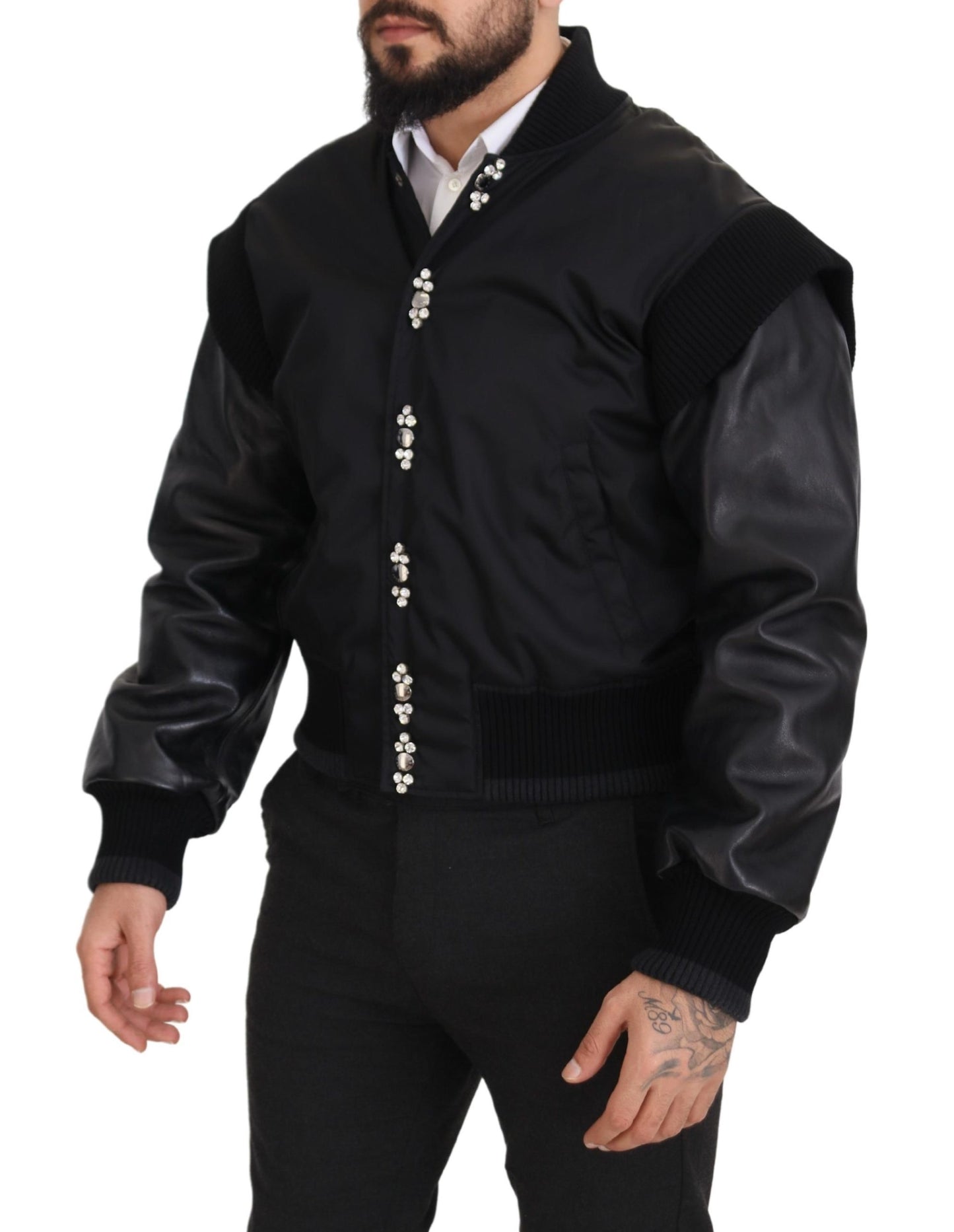 Dolce & Gabbana Lederbomberjacke - Herren