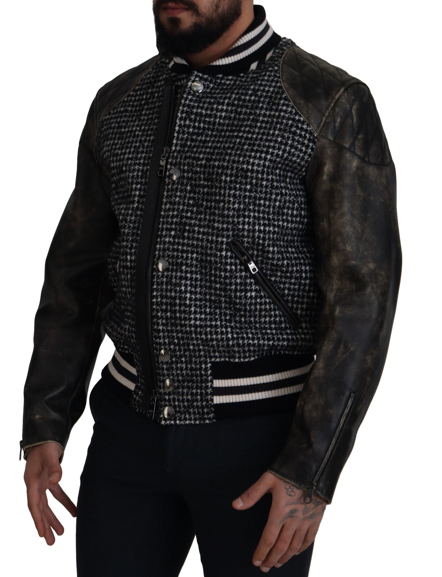 Dolce & Gabbana Lederbomberjacke - Herren