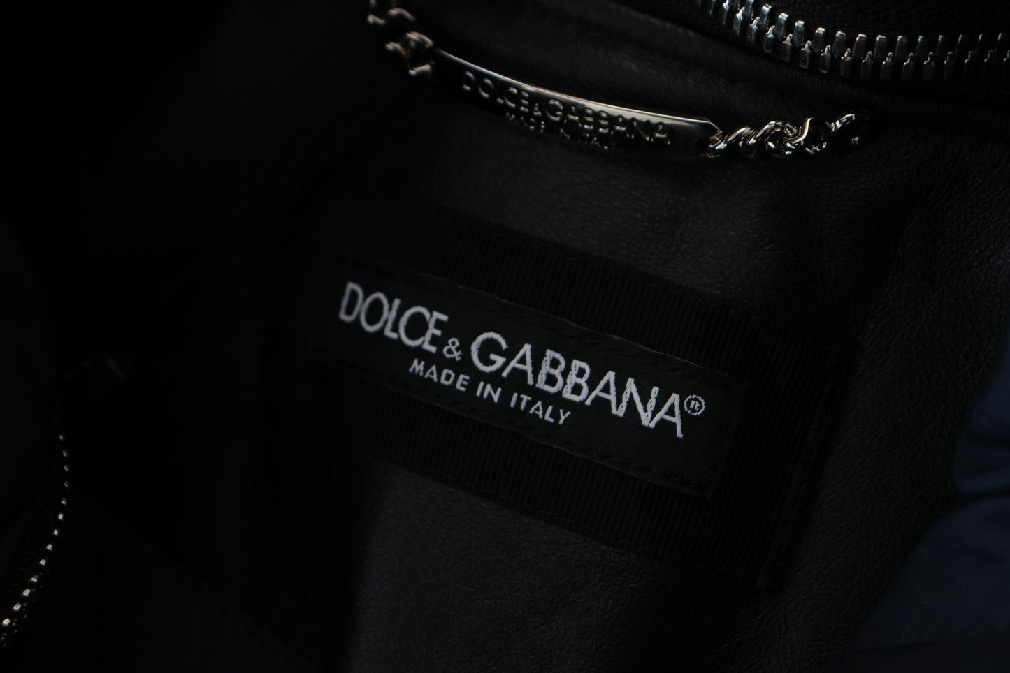 Dolce & Gabbana Lederbomberjacke - Herren