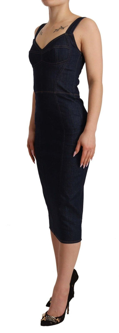 Dolce & Gabbana Denim-Midikleid - Damen