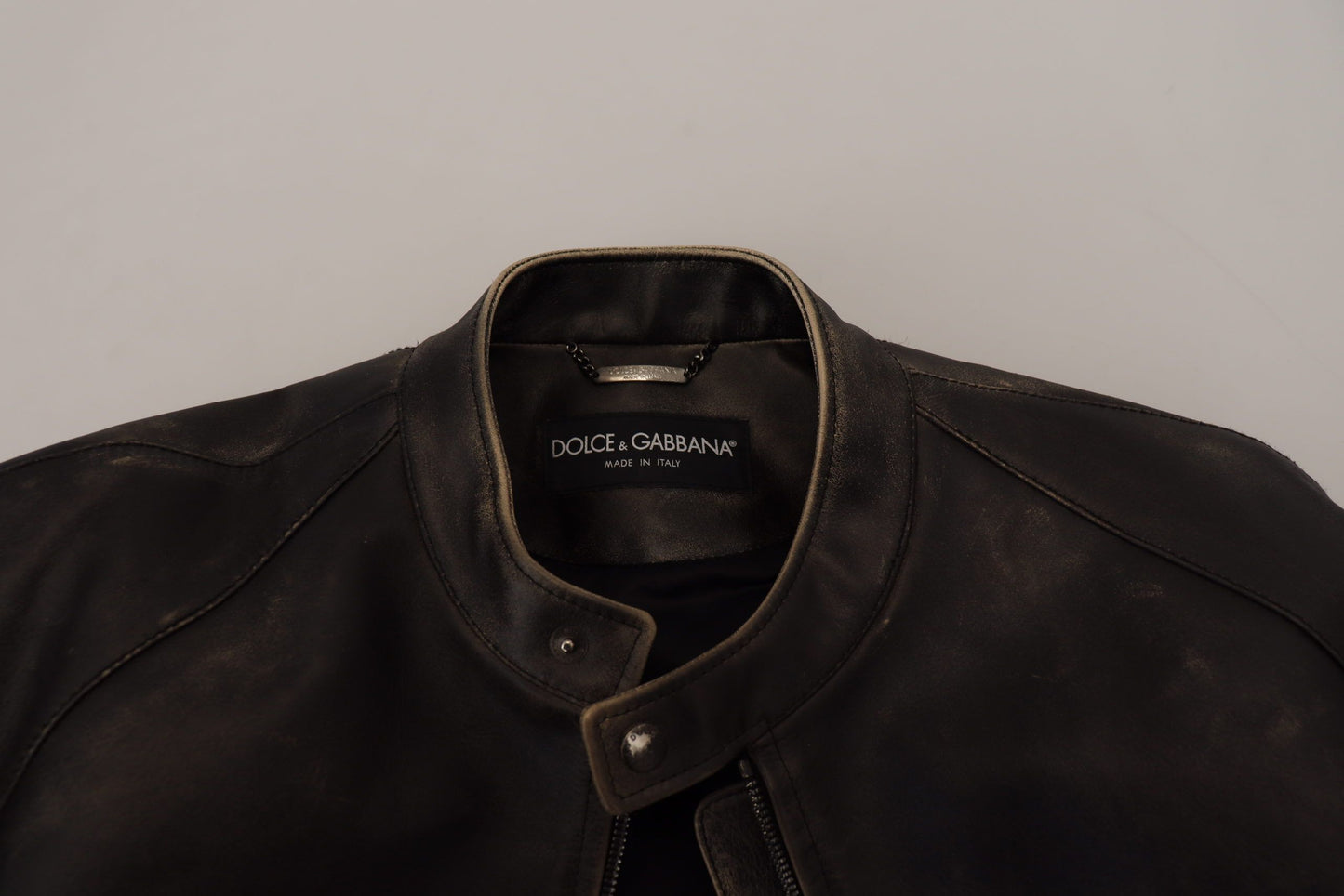 Dolce & Gabbana Lederbomberjacke - Herren