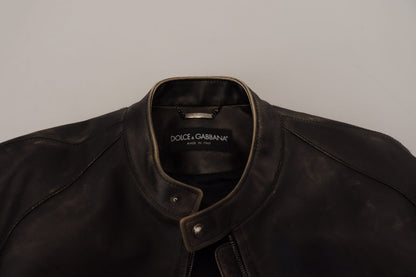 Dolce & Gabbana Lederbomberjacke - Herren