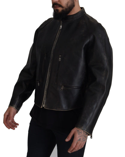 Dolce & Gabbana Lederbomberjacke - Herren