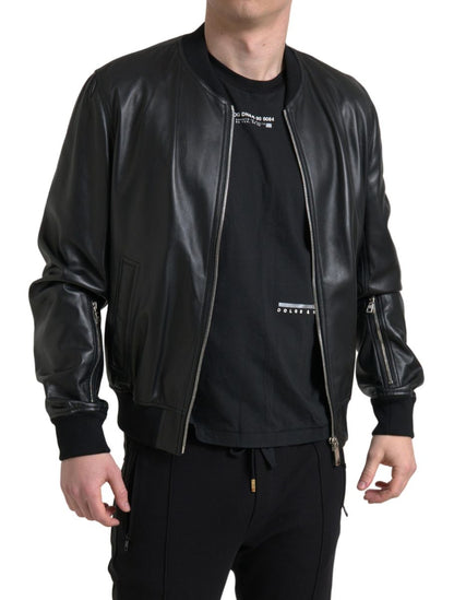 Dolce & Gabbana Lederbomberjacke - Herren