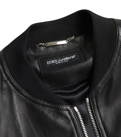 Dolce & Gabbana Lederbomberjacke - Herren