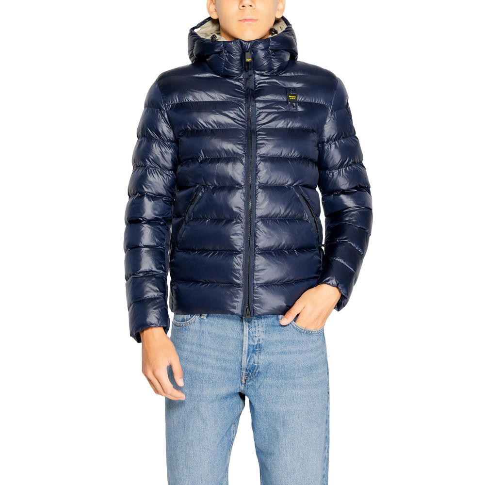 Blauer Steppjacke - Herren