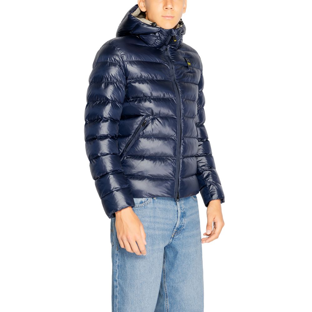 Blauer Steppjacke - Herren