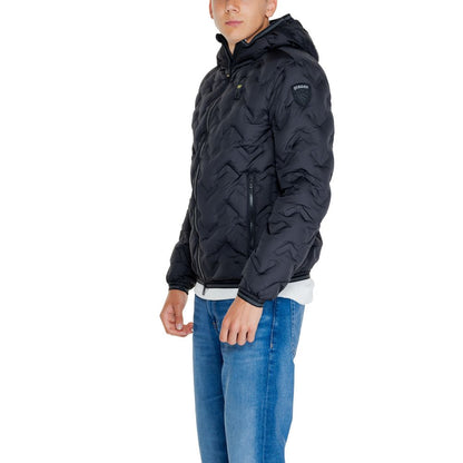 Blauer Steppjacke - Herren