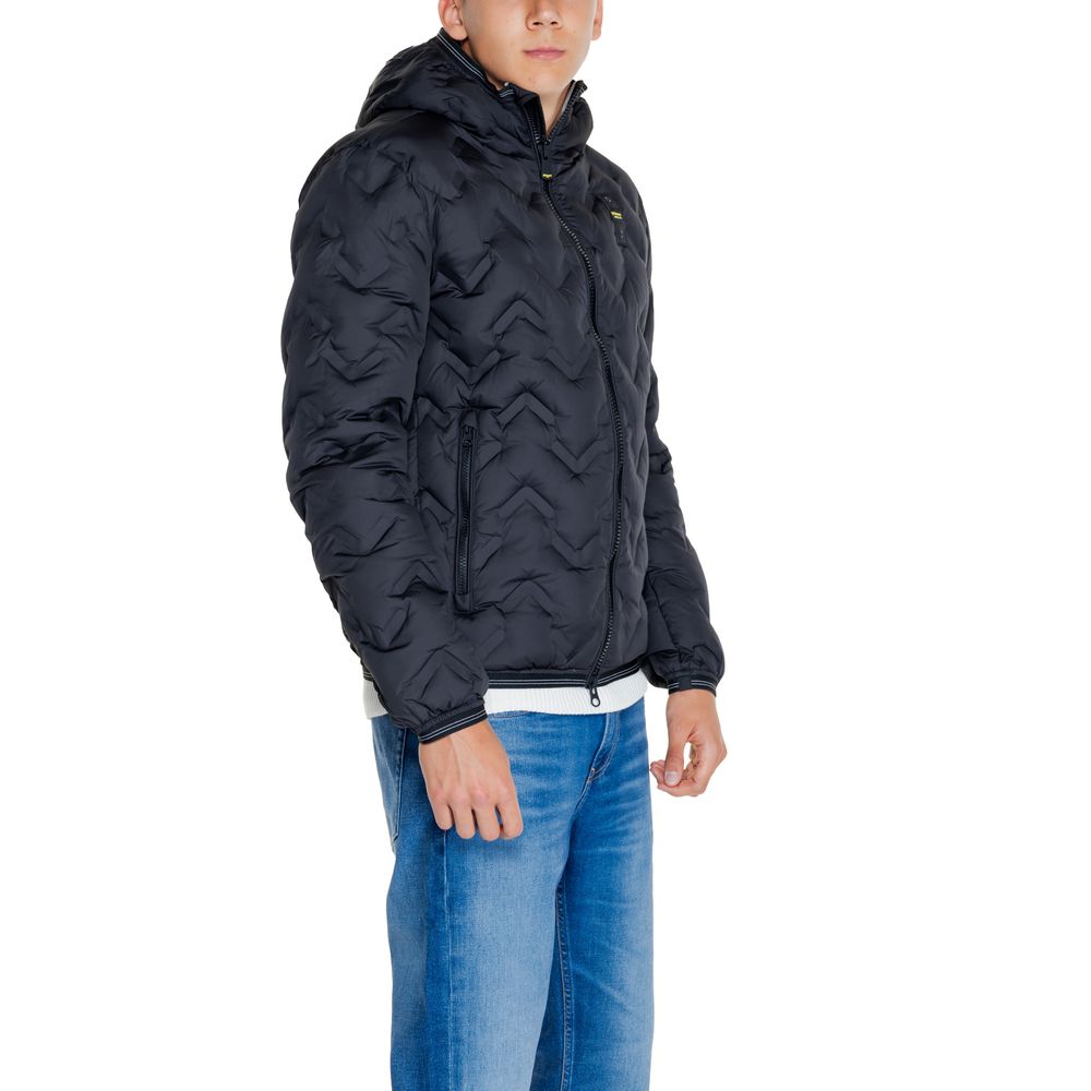 Blauer Steppjacke - Herren