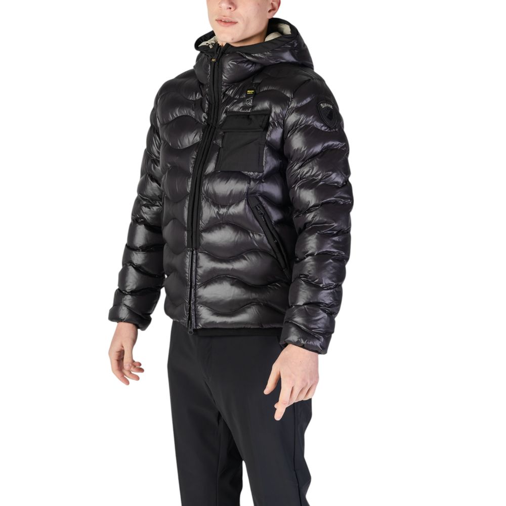 Blauer Steppjacke - Herren