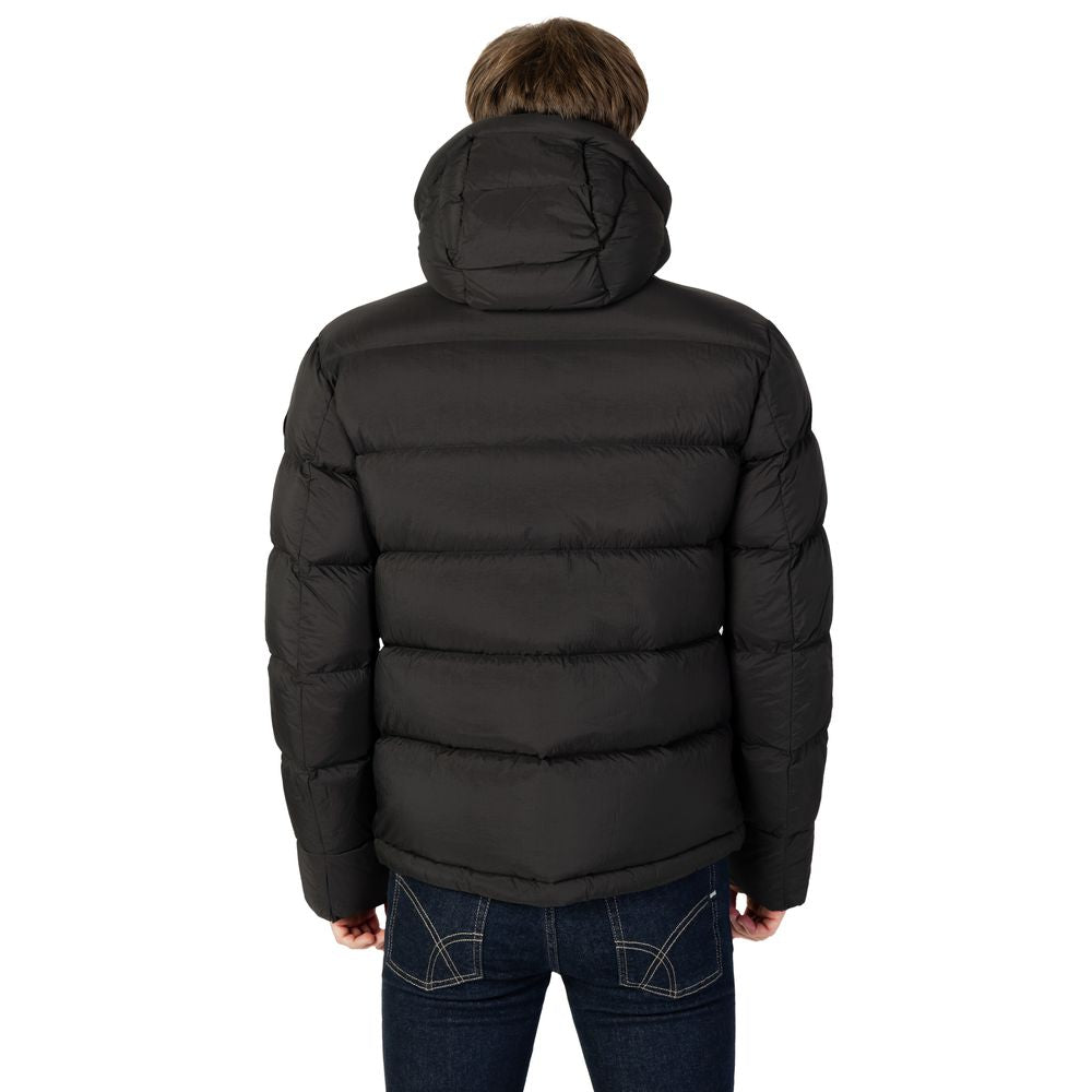 Blauer Steppjacke - Herren