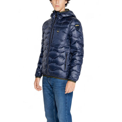 Blauer Steppjacke - Herren