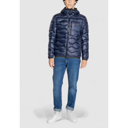 Blauer Steppjacke - Herren