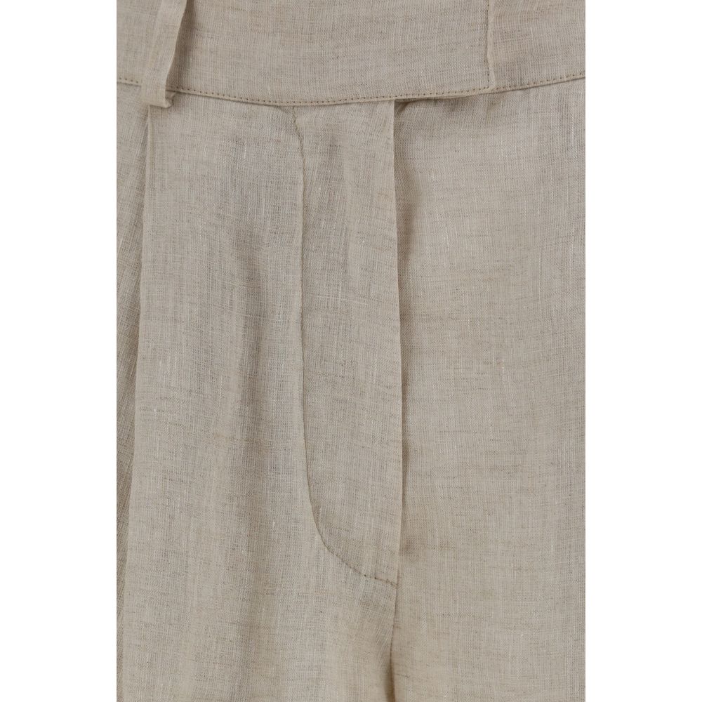 Brunello Cucinelli Leinenshorts - Damen