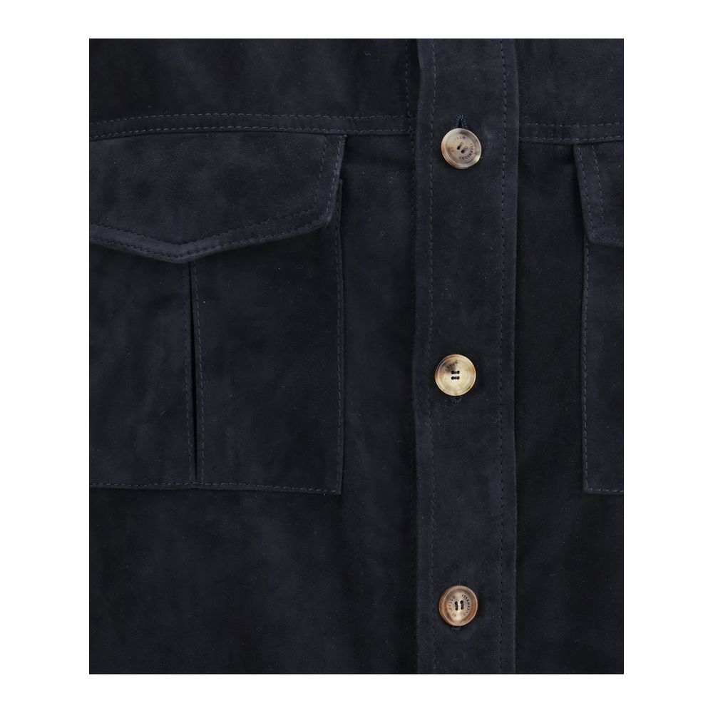 Brunello Cucinelli Wildlederjacke - Herren