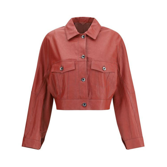 Brunello Cucinelli Lederjacke - Damen