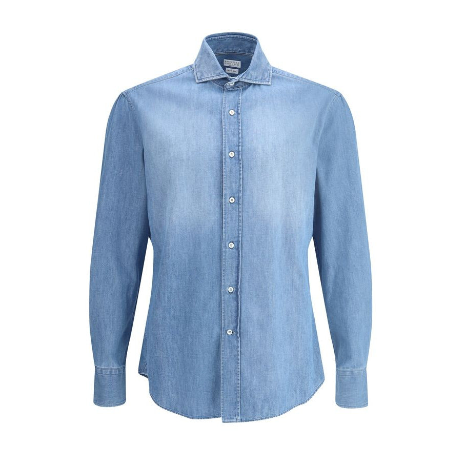 Brunello Cucinelli Jeanshemd - Herren