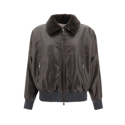 Brunello Cucinelli Lederjacke - Damen