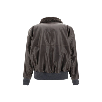 Brunello Cucinelli Lederjacke - Damen