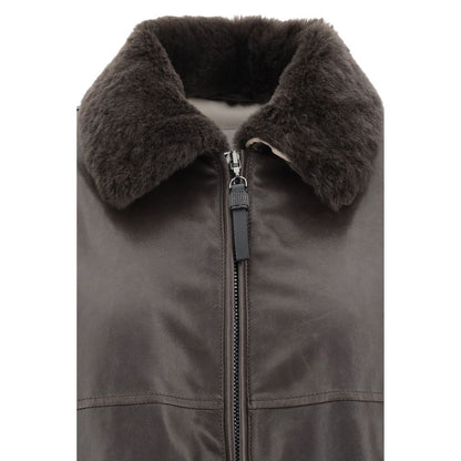 Brunello Cucinelli Lederjacke - Damen