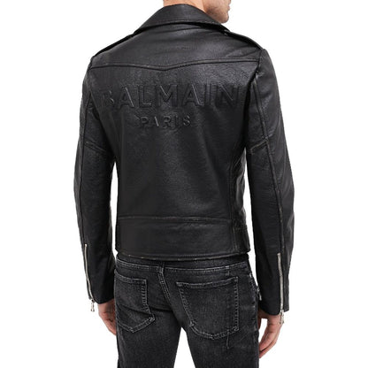 Balmain Lederjacke - Herren