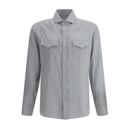 Brunello Cucinelli Baumwollhemd - Herren