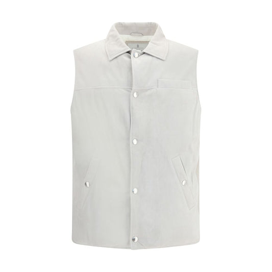Brunello Cucinelli Lederweste - Herren