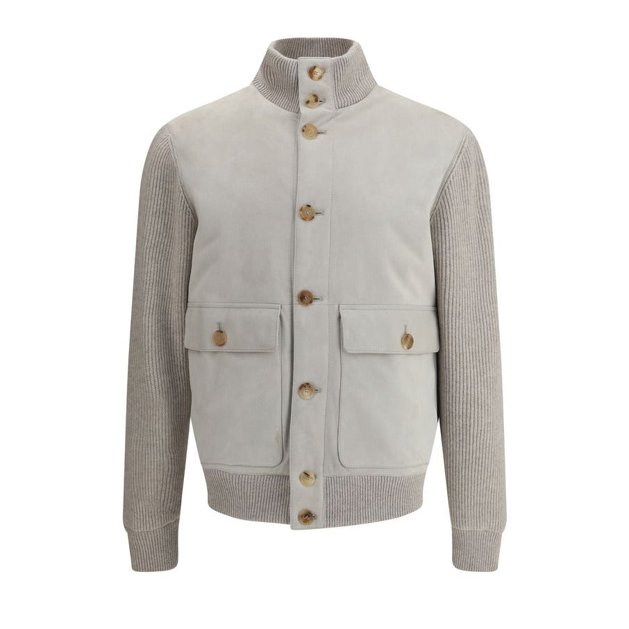 Brunello Cucinelli Wildlederjacke - Herren